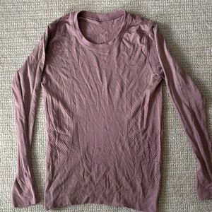 lululemon athletica Mauve Long Sleeve Top